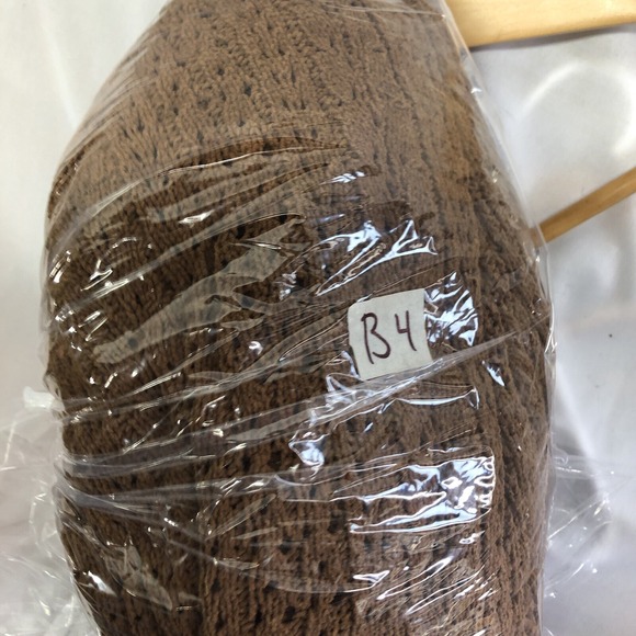 Terry An Sky Sweater Womens 2X Cardigan Open Front Brown - Picture 6 of 6